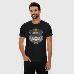 Футболка slim-fit CAT POLICE КОШАЧЬЯ ПОЛИЦИЯ Z, цвет: черный — фото 2