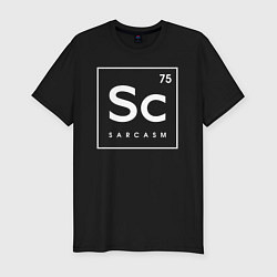 Футболка slim-fit Sc SARCASM, цвет: черный