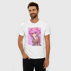 Футболка slim-fit Angry Natsuki, цвет: белый — фото 2