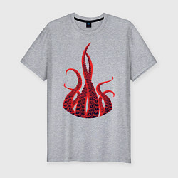 Футболка slim-fit Octopus Осьминог, цвет: меланж