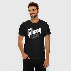 Футболка slim-fit GIBSON USA, цвет: черный — фото 2