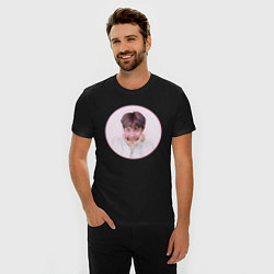 Футболка slim-fit Sweet Namjoon, цвет: черный — фото 2