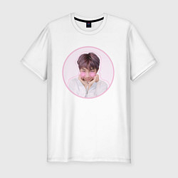 Футболка slim-fit Sweet Namjoon, цвет: белый