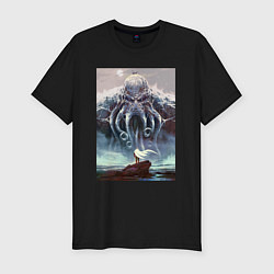 Футболка slim-fit Cthulhu, цвет: черный