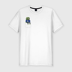 Футболка slim-fit Pepe Thinking room, цвет: белый