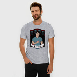 Футболка slim-fit Scott McCall, цвет: меланж — фото 2