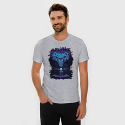 Футболка slim-fit Оборотень The Werewolf Пейзаж, цвет: меланж — фото 2