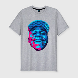 Футболка slim-fit DaBaby Rainbow, цвет: меланж