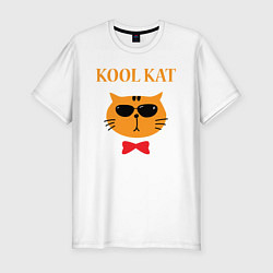 Футболка slim-fit Kool kat, цвет: белый