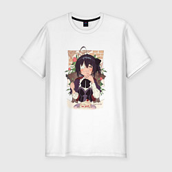 Мужская slim-футболка Rikka Takanashi
