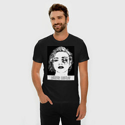 Футболка slim-fit Crystal castles, цвет: черный — фото 2