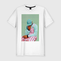 Футболка slim-fit Tyler, The Creator, цвет: белый