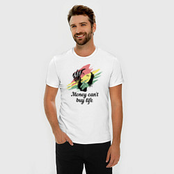 Футболка slim-fit Bob Marley, цвет: белый — фото 2