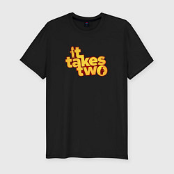 Футболка slim-fit It Takes Two Logo, цвет: черный