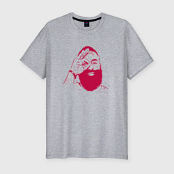 Футболка slim-fit James Harden, цвет: меланж