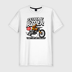 Футболка slim-fit Extreme Rider, цвет: белый