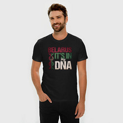 Футболка slim-fit ДНК - Беларусь, цвет: черный — фото 2