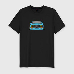 Футболка slim-fit Bmw e30 drift stance, цвет: черный