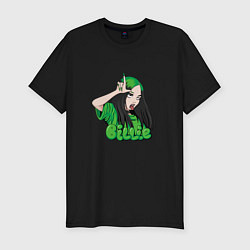 Футболка slim-fit BILLIE EILISH, цвет: черный