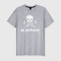 Футболка slim-fit Jackass, цвет: меланж