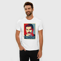 Футболка slim-fit Freddie, цвет: белый — фото 2