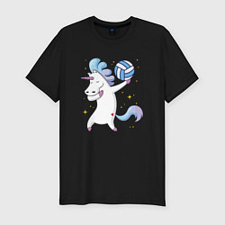 Футболка slim-fit Unicorn Volleyball, цвет: черный