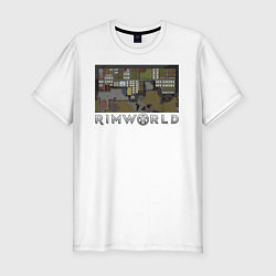 Футболка slim-fit Римворлд, цвет: белый