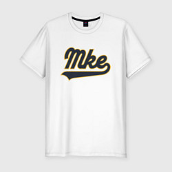 Футболка slim-fit MKE - Milwaukee, цвет: белый