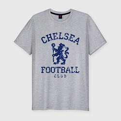 Футболка slim-fit Chelsea FC: Lion, цвет: меланж