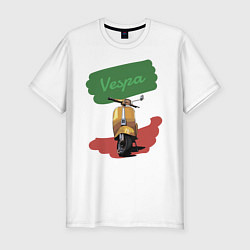 Футболка slim-fit Vespa, цвет: белый