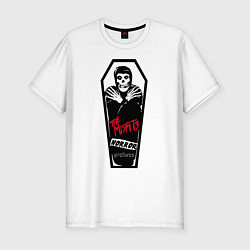 Футболка slim-fit Misfits grave, цвет: белый
