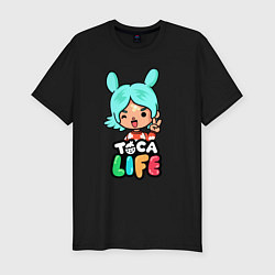 Футболка slim-fit Toca Life, цвет: черный