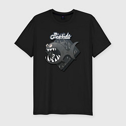 Футболка slim-fit Black Jaggyfish, цвет: черный