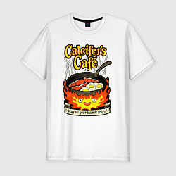 Футболка slim-fit Calcifer cook, цвет: белый