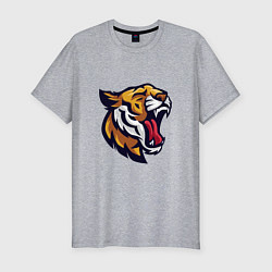 Футболка slim-fit Roar - Tiger, цвет: меланж
