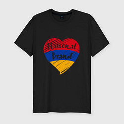 Футболка slim-fit Armenian Brand, цвет: черный