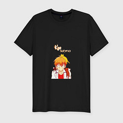 Футболка slim-fit Корзинка фруктов Ке, цвет: черный