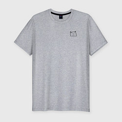 Футболка slim-fit Кошка 2021, цвет: меланж