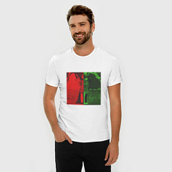 Футболка slim-fit Red Green Light, цвет: белый — фото 2