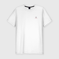 Футболка slim-fit CITROEN LOGO спина, цвет: белый