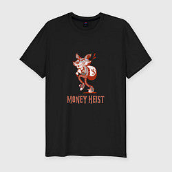 Футболка slim-fit Money Heist Wolf, цвет: черный