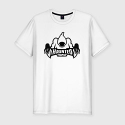 Футболка slim-fit KIZARU HAUNTED FAMILY КИЗАРУ ЛОГО, цвет: белый