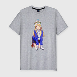 Футболка slim-fit The pet girl of sakurasou, цвет: меланж