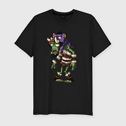 Футболка slim-fit Piglit zombie, цвет: черный