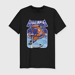 Футболка slim-fit Metallica - Hockey, цвет: черный