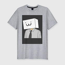Мужская slim-футболка Smile :3