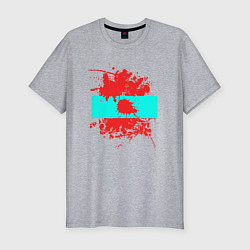 Футболка slim-fit Bloody Dexter, цвет: меланж