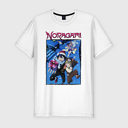 Футболка slim-fit Noragami New year, цвет: белый