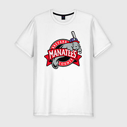 Футболка slim-fit Brevard County Manatees - baseball team, цвет: белый