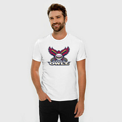 Футболка slim-fit Orem Owlz - baseball team, цвет: белый — фото 2